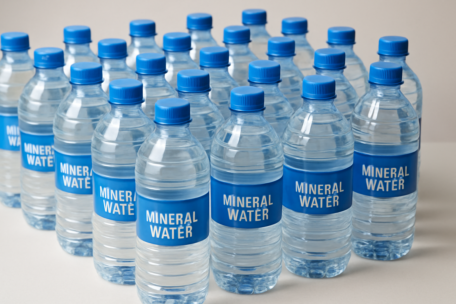 Bulk mineral water bottles for businesses and events