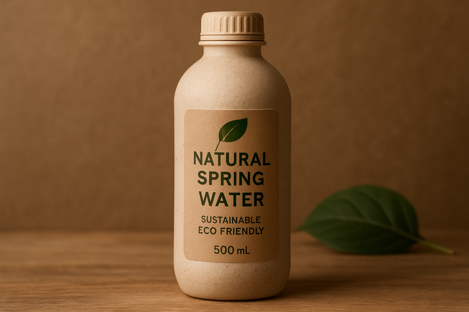 Sustainable and eco-friendly bottled water packaging